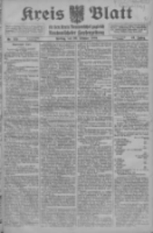 Kreis Blatt f&uuml;r den Kreis Neutomischeler zugleich Hopfenzeitung 1916.10.20 Jg.41 Nr124
