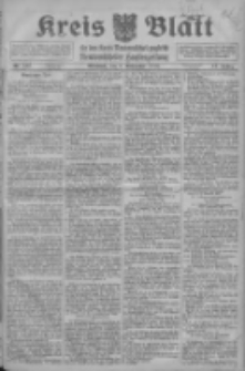 Kreis Blatt f&uuml;r den Kreis Neutomischeler zugleich Hopfenzeitung 1916.11.08 Jg.41 Nr132