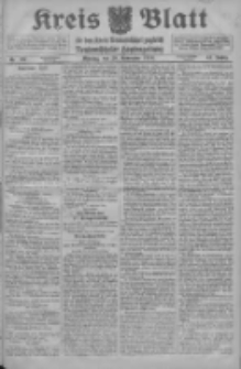 Kreis Blatt f&uuml;r den Kreis Neutomischeler zugleich Hopfenzeitung 1916.11.20 Jg.41 Nr137