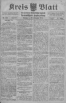Kreis Blatt f&uuml;r den Kreis Neutomischeler zugleich Hopfenzeitung 1916.11.27 Jg.41 Nr139