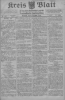 Kreis Blatt f&uuml;r den Kreis Neutomischeler zugleich Hopfenzeitung 1916.12.06 Jg.41 Nr143