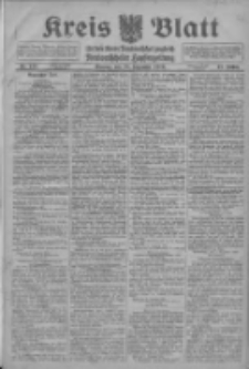 Kreis Blatt f&uuml;r den Kreis Neutomischeler zugleich Hopfenzeitung 1916.12.18 Jg.41 Nr148