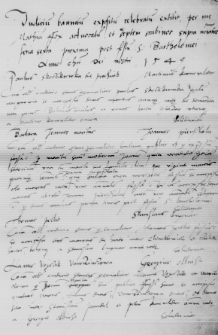 Regestrum recognitum przed sądem gajowym i urzędem wójtowskim miasta Przeworska od 30.08. 1549 - 14.07. 1560