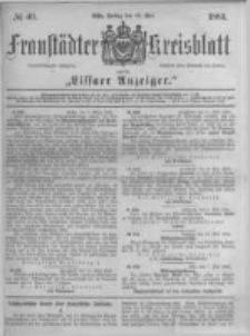Fraustädter Kreisblatt. 1883.05.18 Nr40