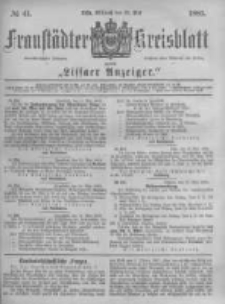 Fraustädter Kreisblatt. 1883.05.23 Nr41