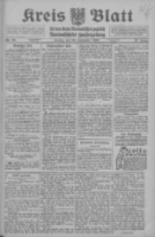 Kreis Blatt f&uuml;r den Kreis Neutomischeler zugleich Hopfenzeitung 1913.09.26 Jg.32 Nr89
