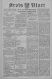 Kreis Blatt f&uuml;r den Kreis Neutomischeler zugleich Hopfenzeitung 1915.08.27 Jg.40 Nr101