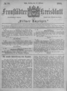 Fraustädter Kreisblatt. 1884.02.29 Nr18