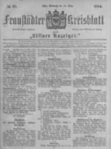 Fraustädter Kreisblatt. 1884.03.26 Nr25