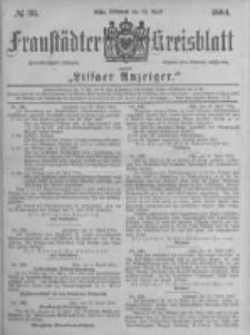 Fraustädter Kreisblatt. 1884.04.23 Nr33