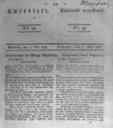 Amtsblatt der K&ouml;niglichen Preussischen Regierung zu Bromberg. 1838.05.11 No.19