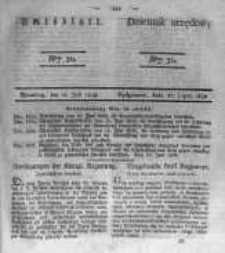 Amtsblatt der K&ouml;niglichen Preussischen Regierung zu Bromberg. 1838.07.27 No.30