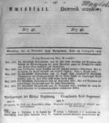 Amtsblatt der Königlichen Preussischen Regierung zu Bromberg. 1838.11.16 No.46