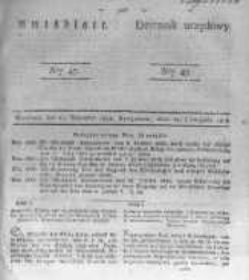 Amtsblatt der Königlichen Preussischen Regierung zu Bromberg. 1838.11.23 No.47