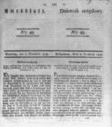 Amtsblatt der K&ouml;niglichen Preussischen Regierung zu Bromberg. 1838.12.07 No.49