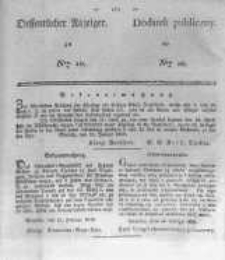 Oeffentlicher Anzeiger zum Amtsblatt No.10. der Königl. Preuss. Regierung zu Bromberg. 1838