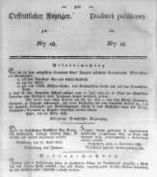 Oeffentlicher Anzeiger zum Amtsblatt No.18. der Königl. Preuss. Regierung zu Bromberg. 1838