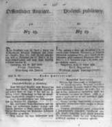 Oeffentlicher Anzeiger zum Amtsblatt No.29. der Königl. Preuss. Regierung zu Bromberg. 1838