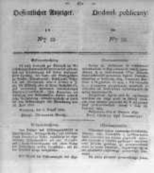 Oeffentlicher Anzeiger zum Amtsblatt No.35. der Königl. Preuss. Regierung zu Bromberg. 1838