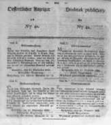 Oeffentlicher Anzeiger zum Amtsblatt No.41. der Königl. Preuss. Regierung zu Bromberg. 1838
