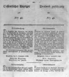 Oeffentlicher Anzeiger zum Amtsblatt No.46. der Königl. Preuss. Regierung zu Bromberg. 1838