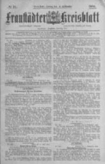 Fraustädter Kreisblatt. 1884.09.12 Nr74