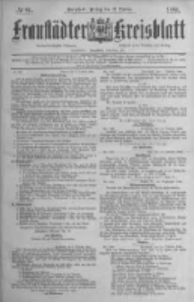 Fraustädter Kreisblatt. 1884.10.17 Nr84