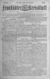 Fraustädter Kreisblatt. 1884.12.05 Nr98