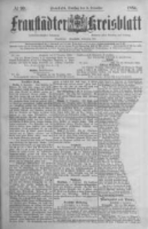 Fraustädter Kreisblatt. 1884.12.09 Nr99