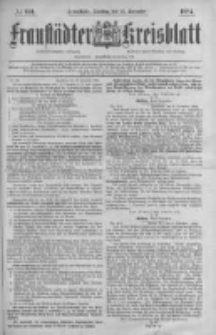 Fraustädter Kreisblatt. 1884.12.16 Nr101