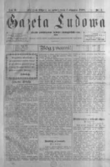 Gazeta Ludowa: pismo poświęcone ludowi ewangielickiemu. 1898.01.01 R.3 nr1