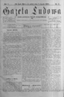 Gazeta Ludowa: pismo poświęcone ludowi ewangielickiemu. 1898.01.08 R.3 nr3
