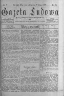 Gazeta Ludowa: pismo poświęcone ludowi ewangielickiemu. 1898.02.19 R.3 nr15