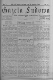 Gazeta Ludowa: pismo poświęcone ludowi ewangielickiemu. 1898.04.20 R.3 nr31