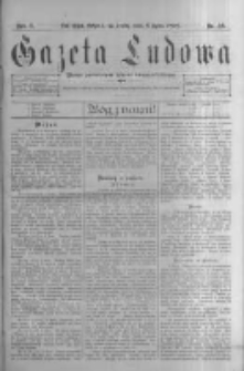 Gazeta Ludowa: pismo poświęcone ludowi ewangielickiemu. 1898.07.06 R.3 nr52