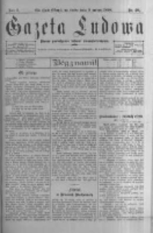 Gazeta Ludowa: pismo poświęcone ludowi ewangielickiemu. 1898.03.09 R.3 nr20