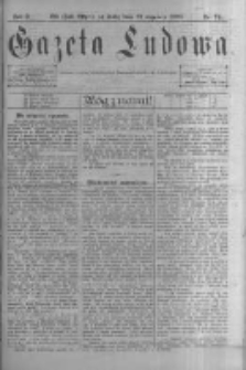 Gazeta Ludowa. 1898.09.21 R.3 nr74