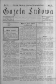Gazeta Ludowa. 1898.11.30 R.3 nr94