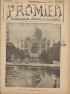 Promień: miesięcznik dla młodzieży i rodzin polskich 1927 listopad R.3 Nr6