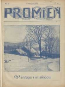 Promień: ilustrowany dwutygodnik dla wszystkich 1928.01.15 R.4 Nr2