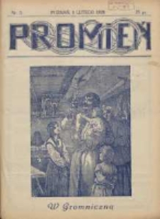 Promień: ilustrowany dwutygodnik dla wszystkich 1928.02.01 R.4 Nr3