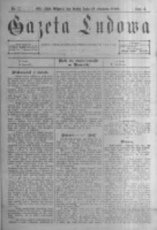Gazeta Ludowa. 1899.01.11 R.4 nr3