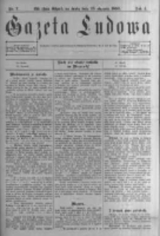 Gazeta Ludowa. 1899.01.25 R.4 nr7
