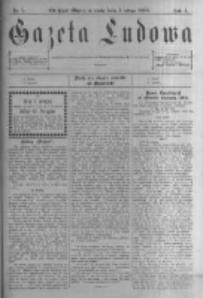 Gazeta Ludowa. 1899.02.01 R.4 nr9
