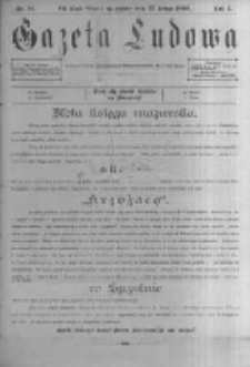 Gazeta Ludowa. 1899.02.25 R.4 nr16