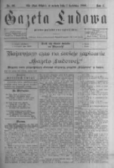Gazeta Ludowa: pismo polsko-ewangielickie. 1899.04.01 R.4 nr26