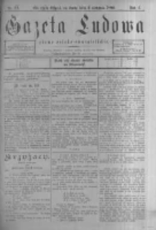 Gazeta Ludowa: pismo polsko-ewangielickie. 1899.08.02 R.4 nr57
