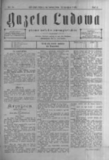 Gazeta Ludowa: pismo polsko-ewangielickie. 1899.08.12 R.4 nr58