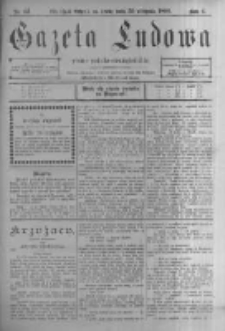 Gazeta Ludowa: pismo polsko-ewangielickie. 1899.08.30 R.4 nr63