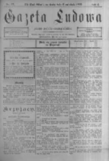 Gazeta Ludowa: pismo polsko-ewangielickie. 1899.09.06 R.4 nr65